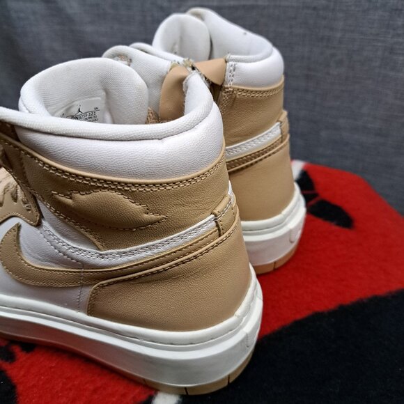 Size 5.5 Nike Air Jordan 1 Elevate High Desert White DN3253-121 Women - Picture 5 of 13